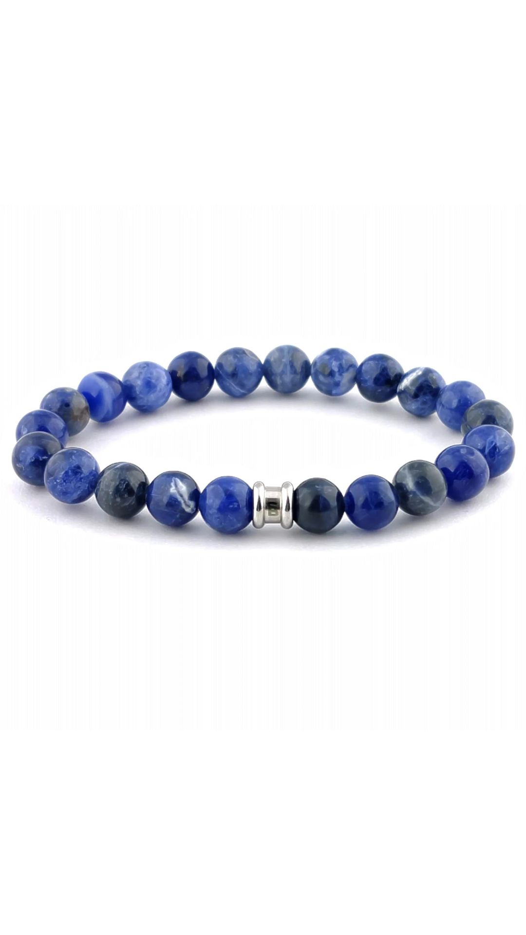 Steel & Barnett Stones Basic Navy Bracelet