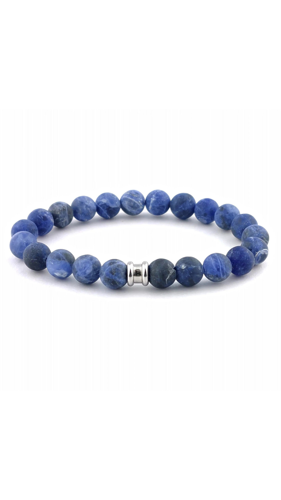 Steel & Barnett Stones Basic Matte Navy Bracelet
