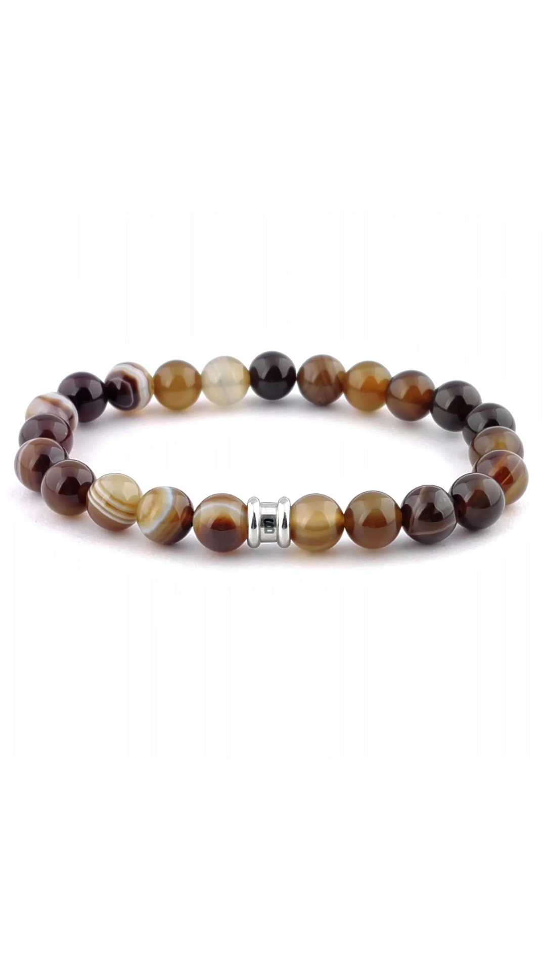 Steel & Barnett Stones Basic Chocolate Bracelet
