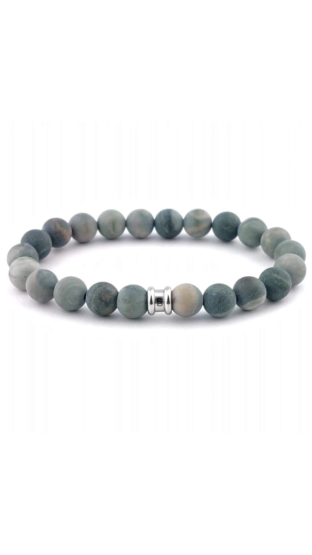 Steel & Barnett Stones Basic Matte Mud Bracelet