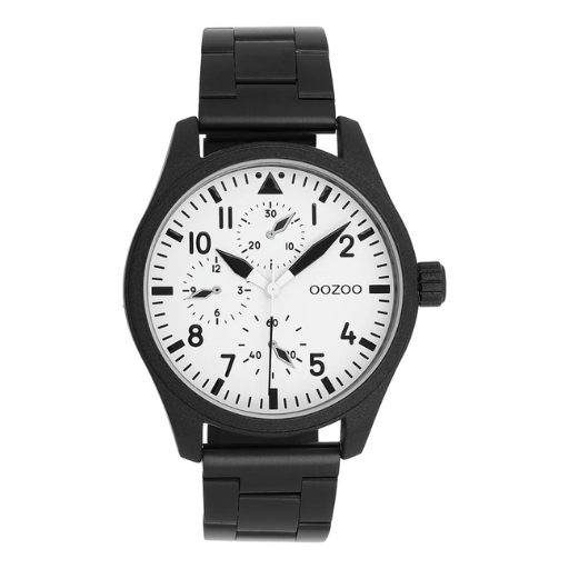 Oozoo Watch C11508 / 42mm / Black / White