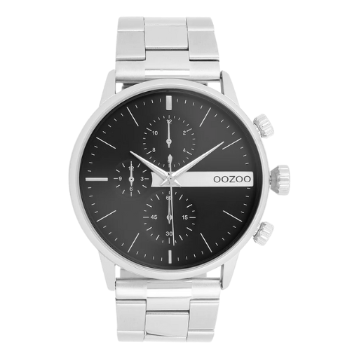 Oozoo Watch C11511 / 45mm / Silver / Black