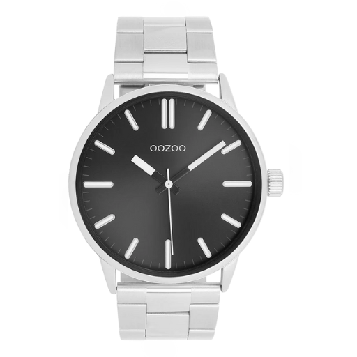Oozoo Watch C11514 / 45mm / Silver / Black