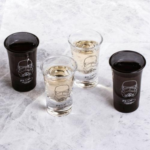 William Valentine Thumbs Up! - Original Stormtrooper Shot Glasses (Set of 4)