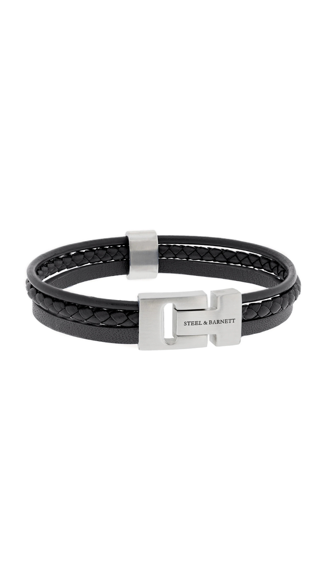 Steel & Barnett Casual Cole Black Bracelet