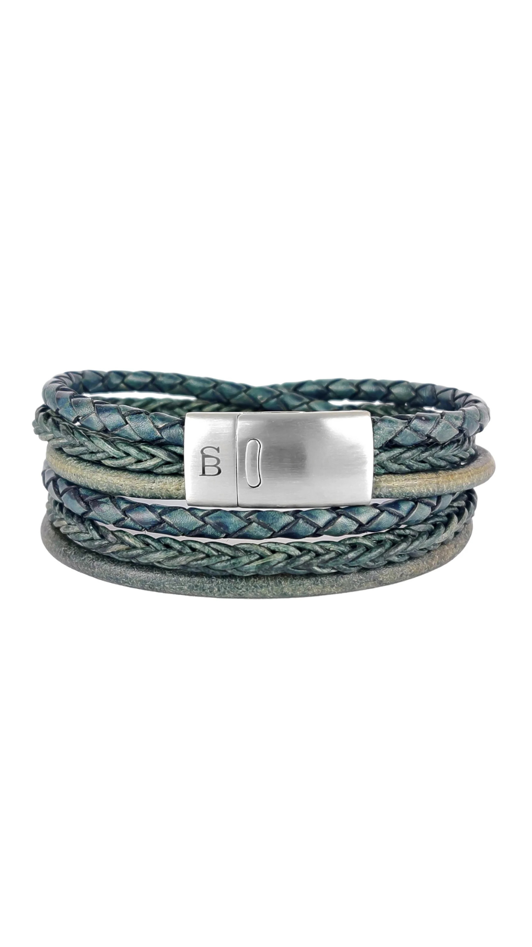 Steel & Barnett Bonacci Dark Green Bracelet