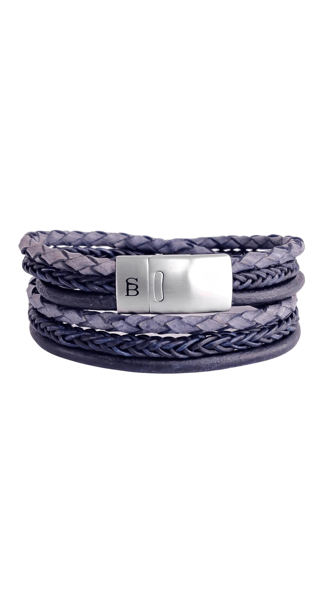 Steel & Barnett Bonacci Denim Blue Bracelet