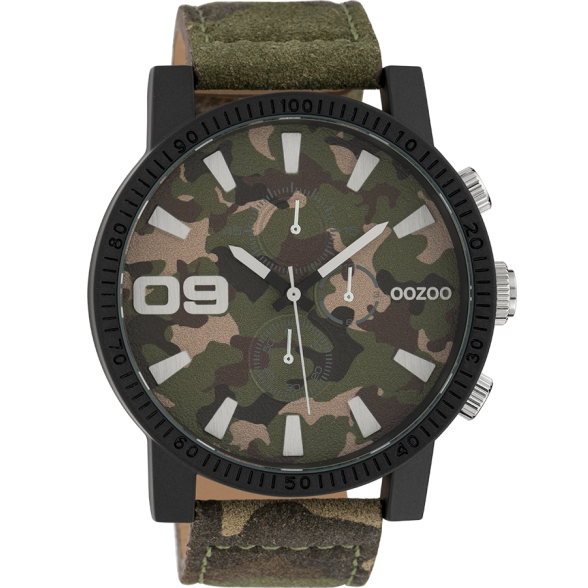Oozoo Watch C10066 / 50mm / Black Army