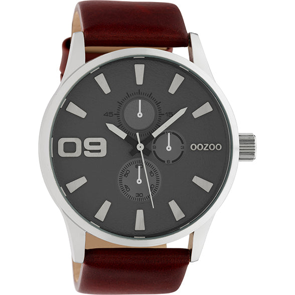 Oozoo Watch C10348 / 48mm / Dark Brown