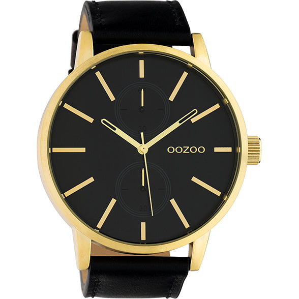 Oozoo Watch C10502 / 50mm / Gold / Black