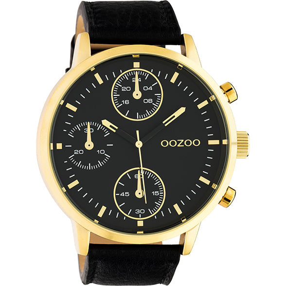 Oozoo Watch C10531 / 50mm / Gold / Black