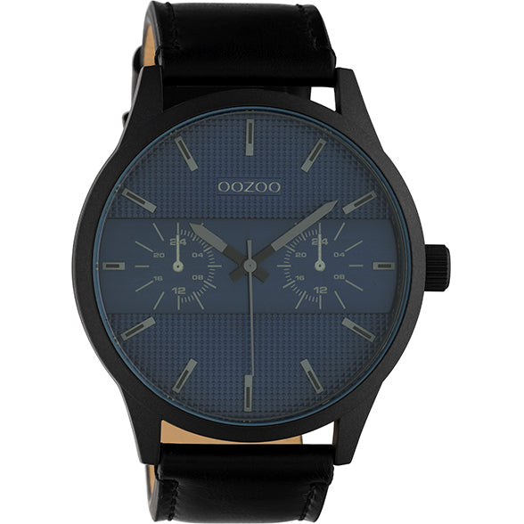 Oozoo Watch C10539 / 48mm / Black / Grey / Dark Blue