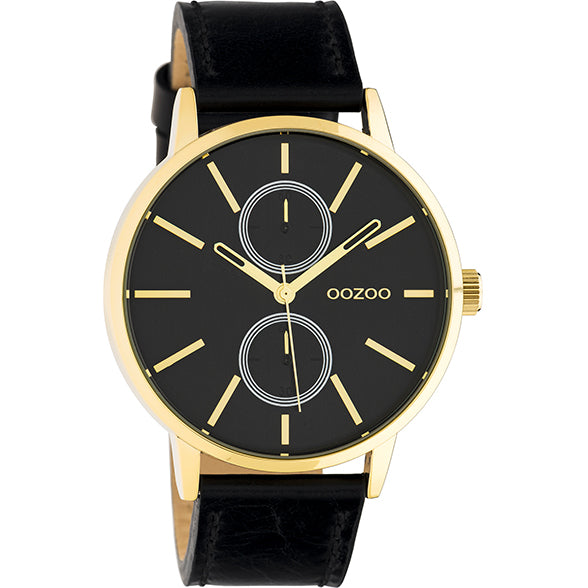 Oozoo Watch C10589 / 42mm / Gold / Black
