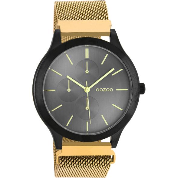 Oozoo Watch C10689 / 45mm / Gold / Black