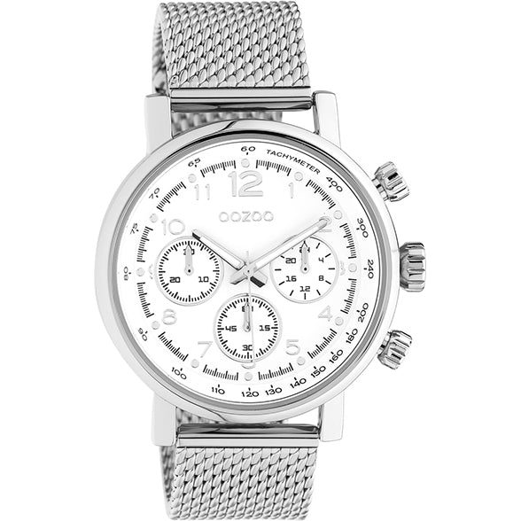Oozoo Watch C10900 / 42mm / Silver / White