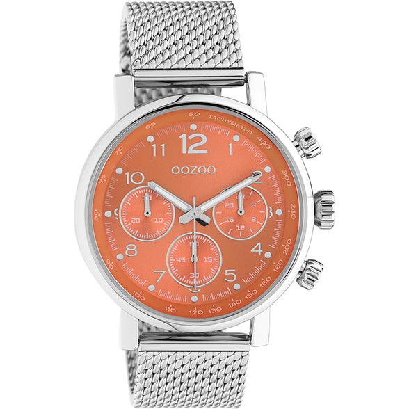 Oozoo Watch C10903 / 42mm / Silver / Red