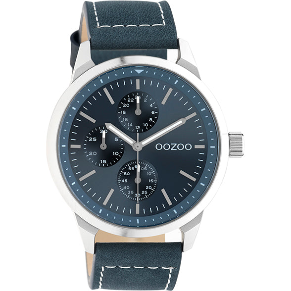 Oozoo Watch C10905 / 45mm / Silver / Blue