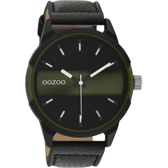 Oozoo Watch C11002 / 48mm / Black / Dark Green