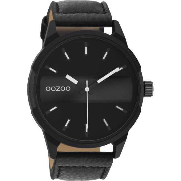 Oozoo Watch C11004 / 48mm / Black / Dark Grey