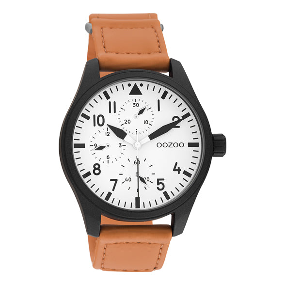 Oozoo Watch C11005 / 42mm / Orange / White