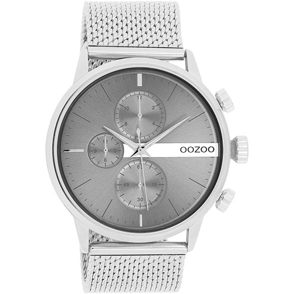 Oozoo Watch C11101 / 45mm / Silver / Grey