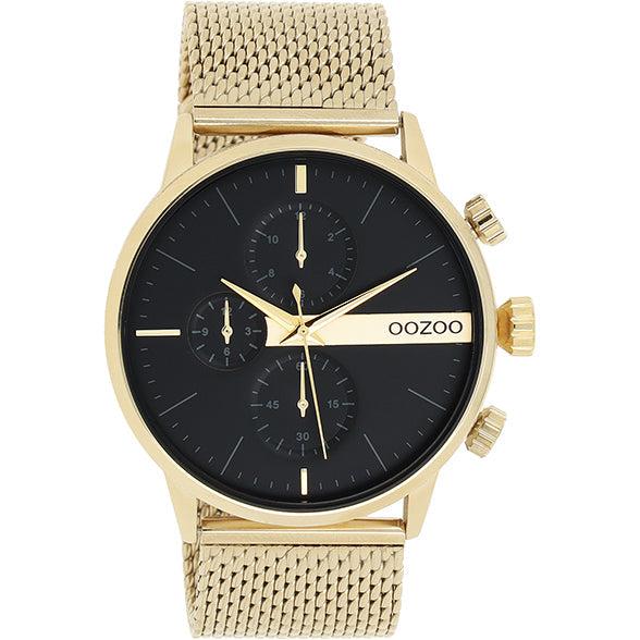 Oozoo Watch C11102 / 45mm / Gold / Black