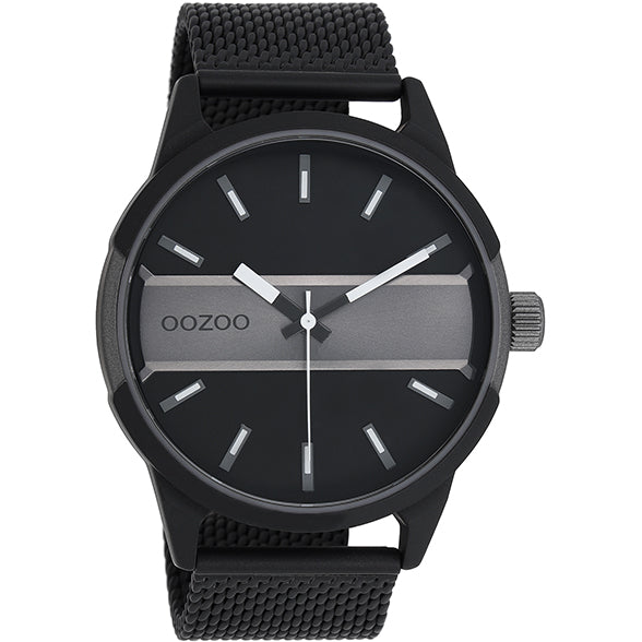 Oozoo Watch C11109 / 48mm / Black / Dark Grey
