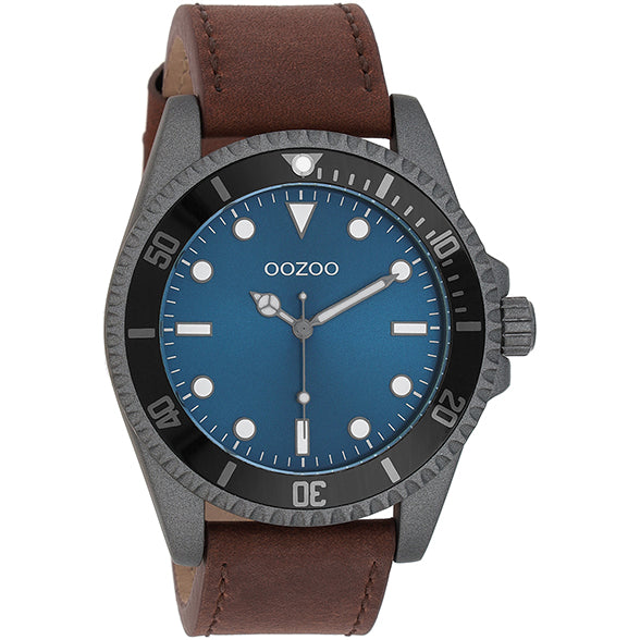 Oozoo Watch C11116 / 44mm / Brown / Dark Grey