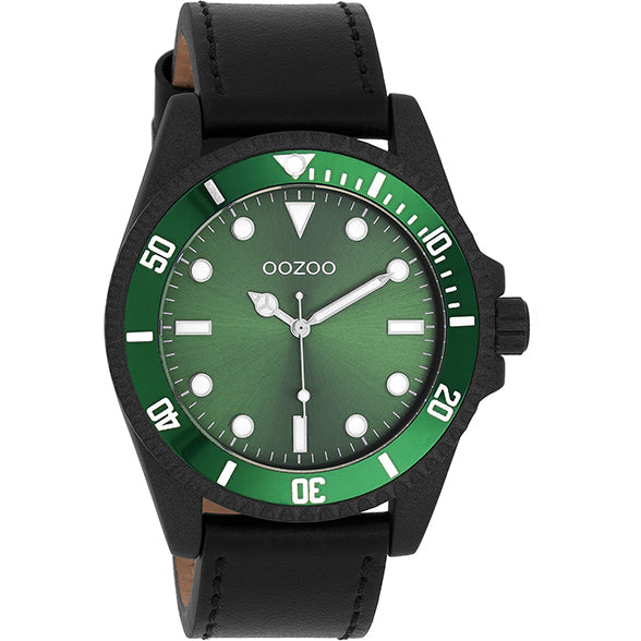 Oozoo Watch C11117 / 44mm / Black / Green