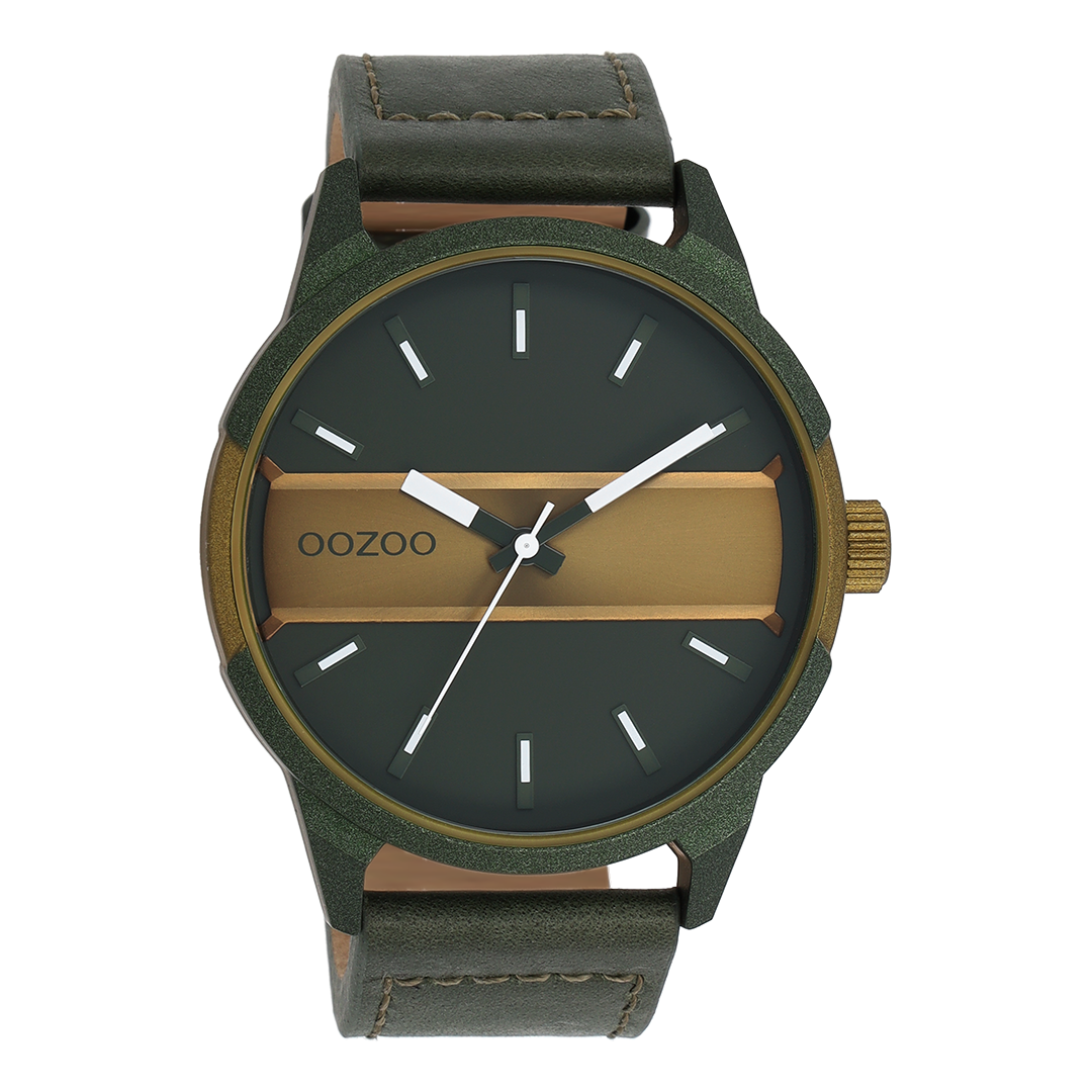 Oozoo Watch C11233 / 48mm / Forest Green / Olive