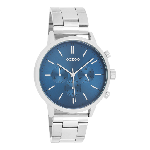Oozoo Watch C11406 / 42mm / Silver / Blue
