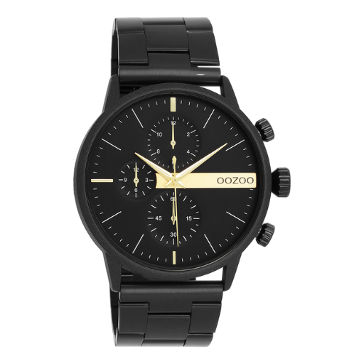 Oozoo Watch C11412 / 45mm / Black / Black