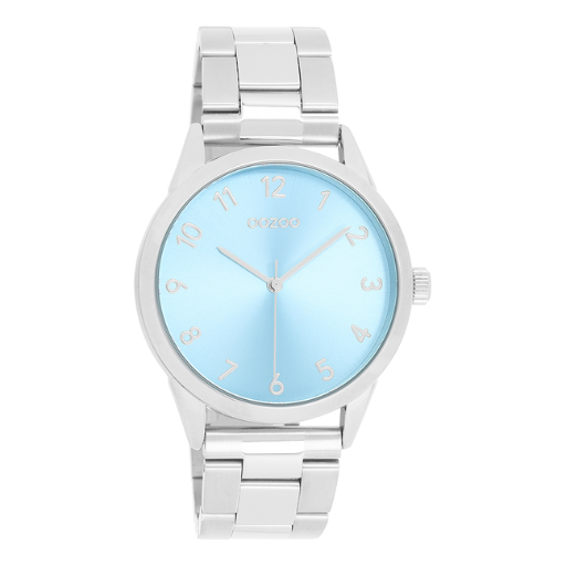 Oozoo Watch C11423 / 40mm / Silver / Light Blue