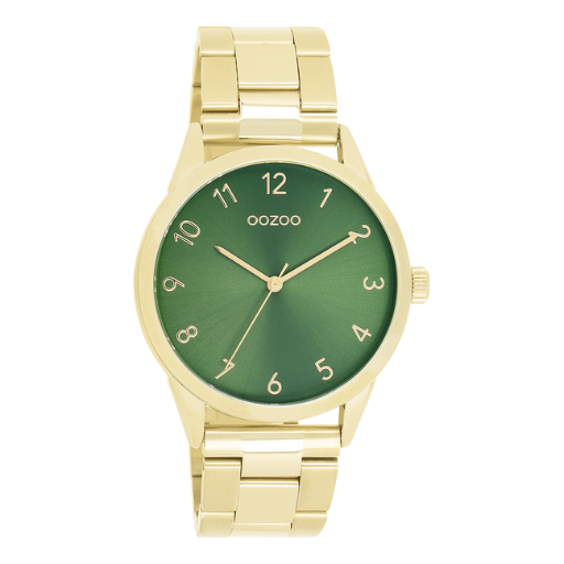 Oozoo Watch C11426 / 40mm / Gold / Dark Green