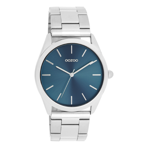 Oozoo Watch C11428 / 40mm / Silver / Dark Blue