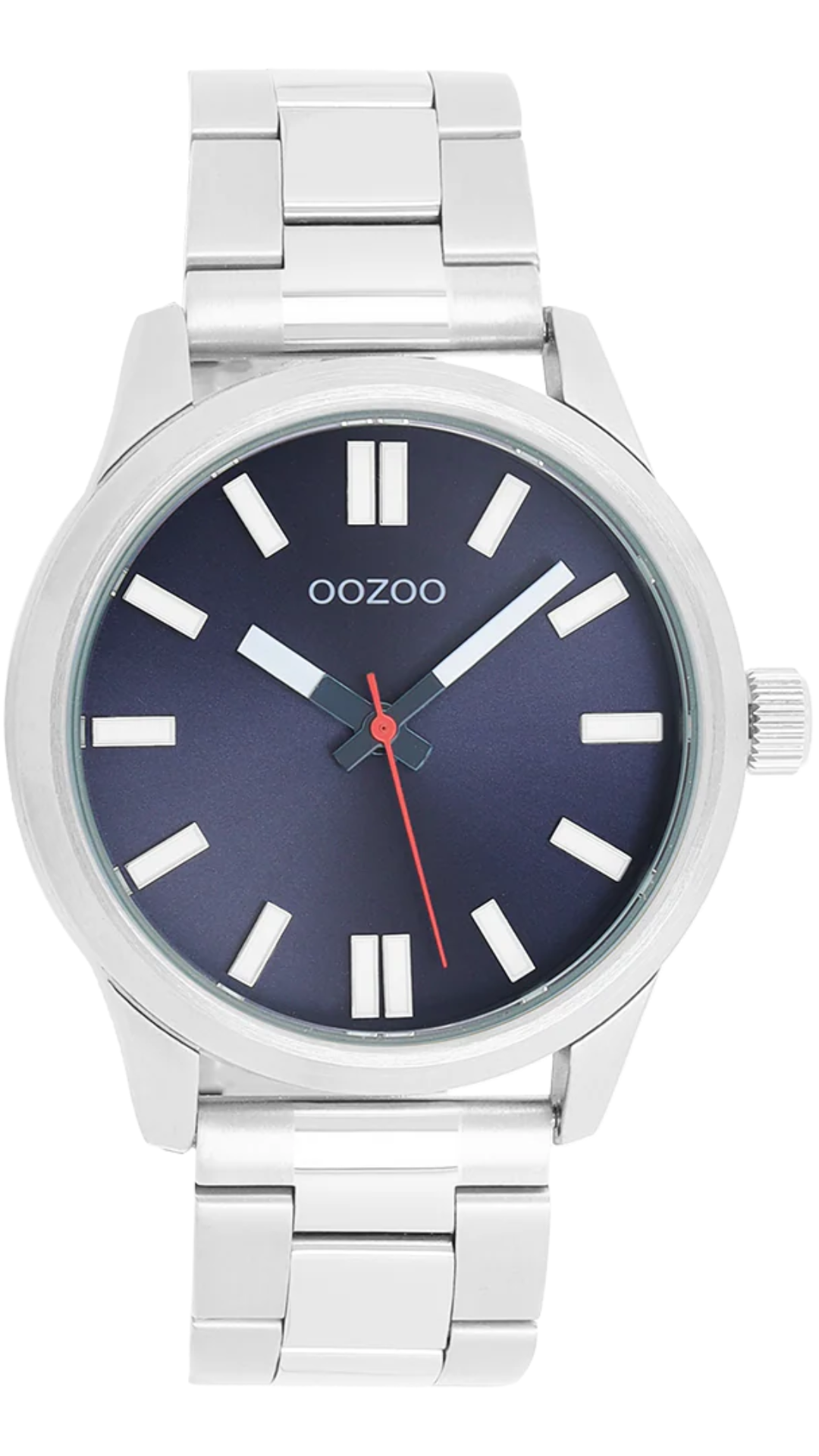 Oozoo Watch / C11615 / 40mm / Silver / Blue