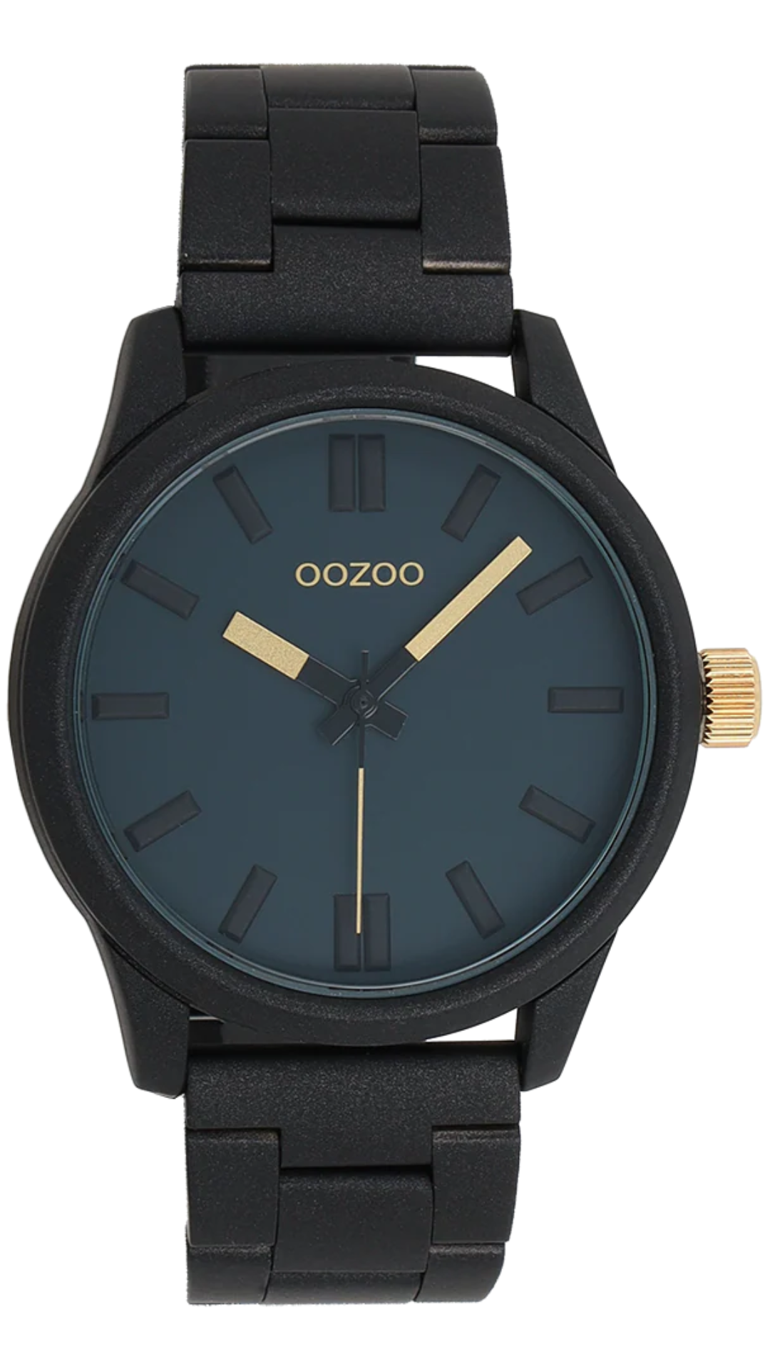 Oozoo Watch / C11618 / 40mm / Matte Black / Dark Blue