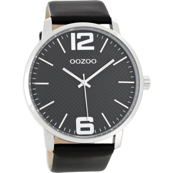 Oozoo Watch C8504 / 48mm / Black / Silver
