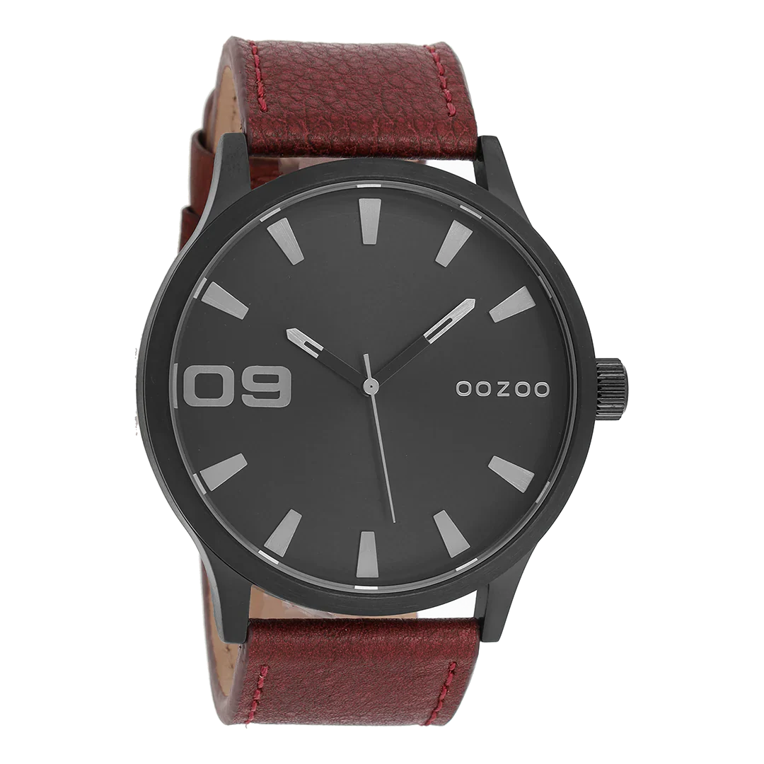Oozoo Watch C8532 / 50mm / Black / Brown