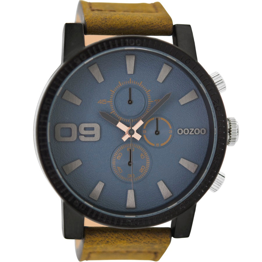 Oozoo Watch C9030 / 50mm / Tan Suede