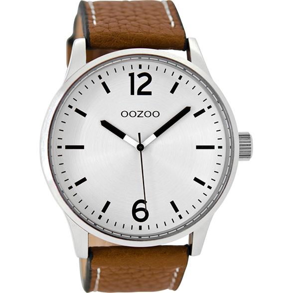 Oozoo Watch C9045 / 46mm / Brown / White
