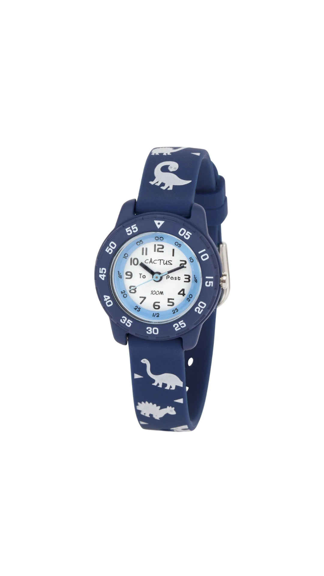 Cactus Junior Watch - Time Teacher - Blue / Dinosaur