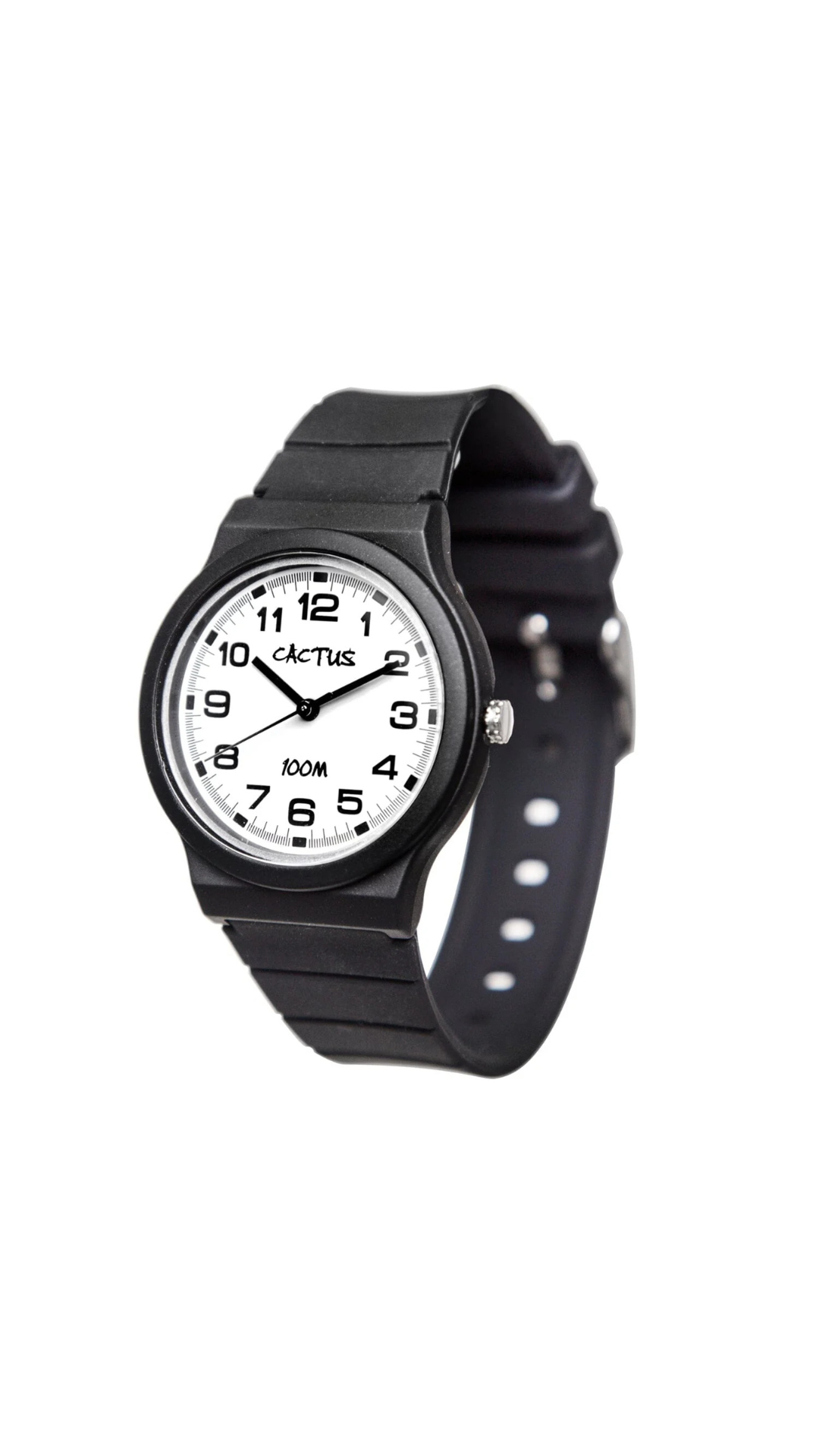Cactus Classic - Kids Waterproof Watch - Black