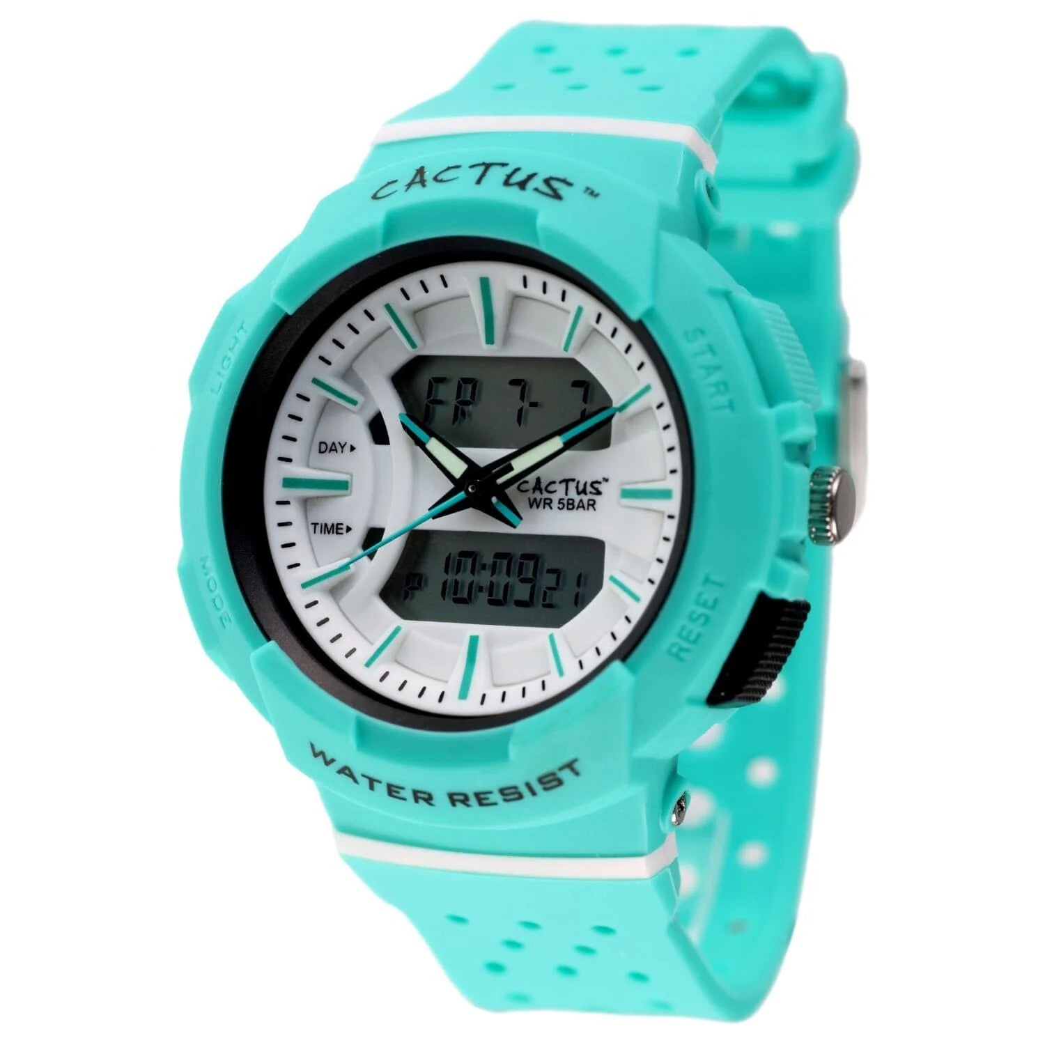 Cactus Combo - Kids AnaDigi Watch - Aqua