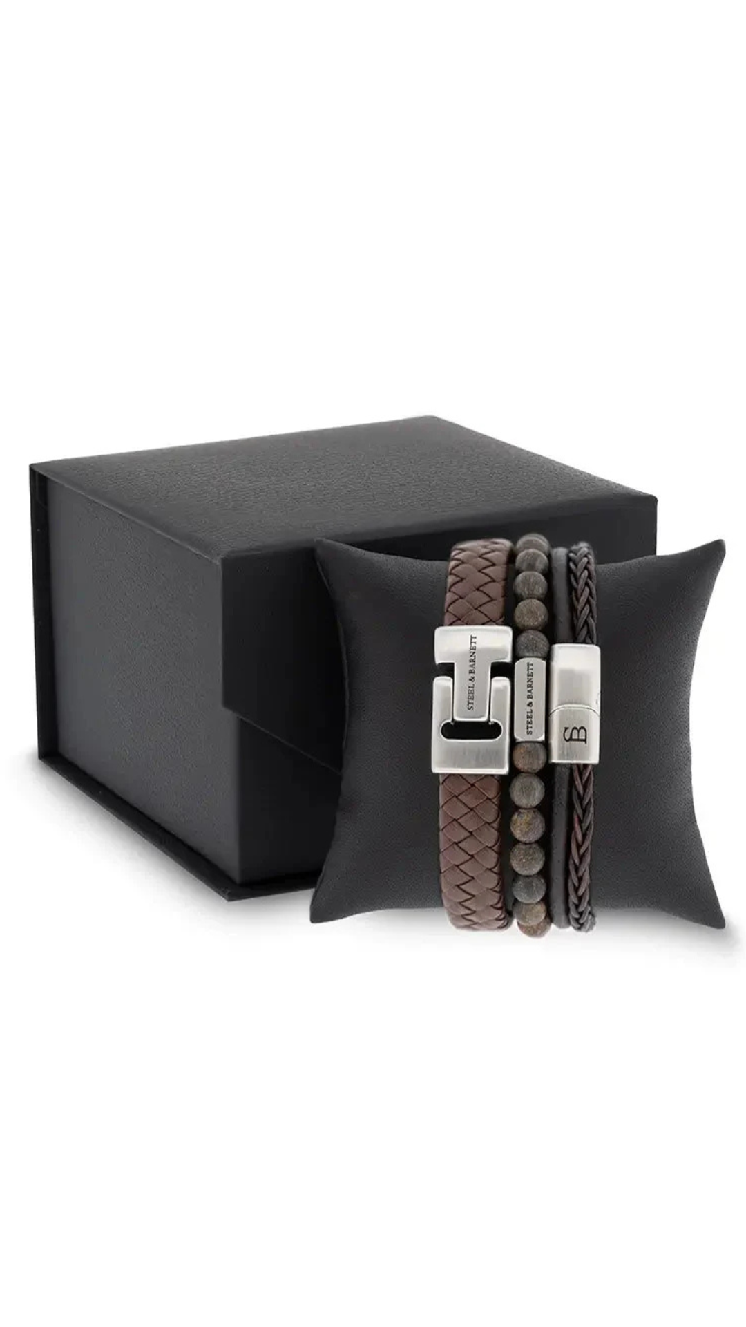 Steel & Barnett Premium Bracelet Set Brown