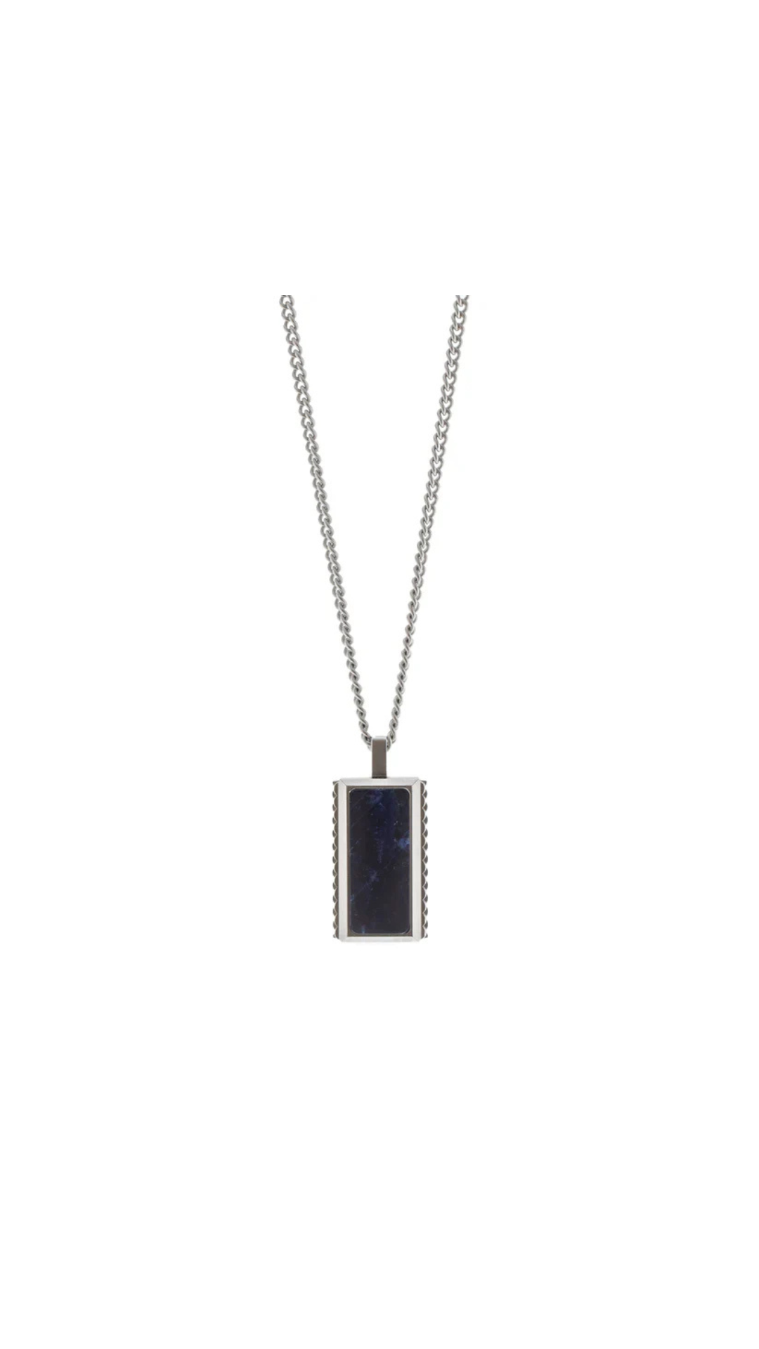 Steel & Barnett Hatton Silver & Sodalite Gemstone Necklace
