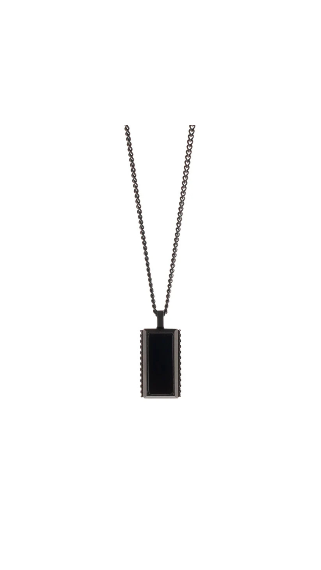 Steel & Barnett Hatton Black & Black Onyx Gemstone Necklace