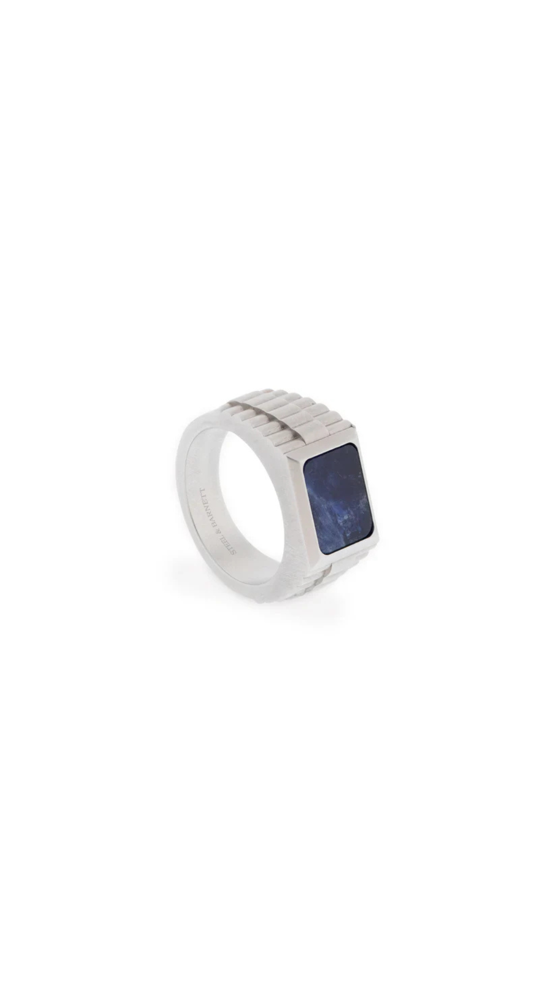 Steel & Barnett Hudson Silver & Sodalite Gemstone  Ring