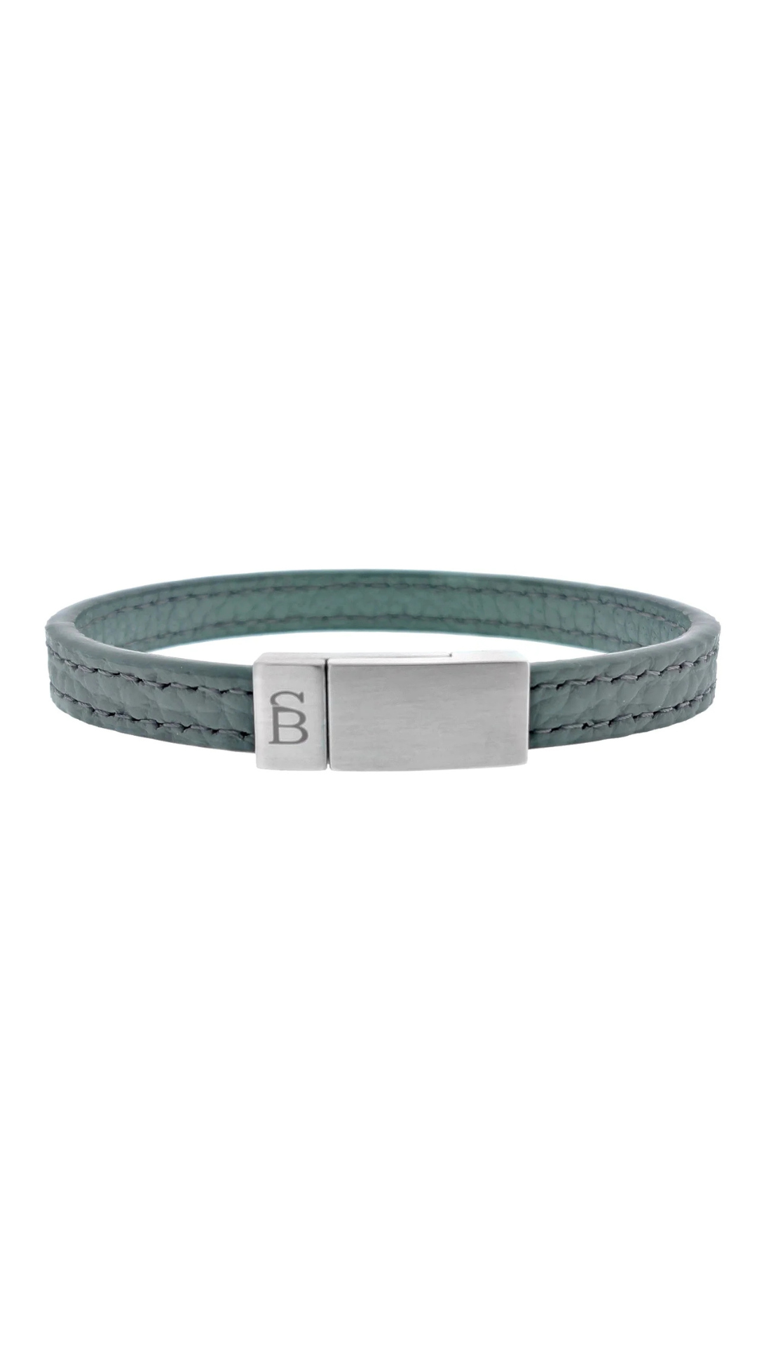 Steel & Barnett Grady Iron Leather Bracelet