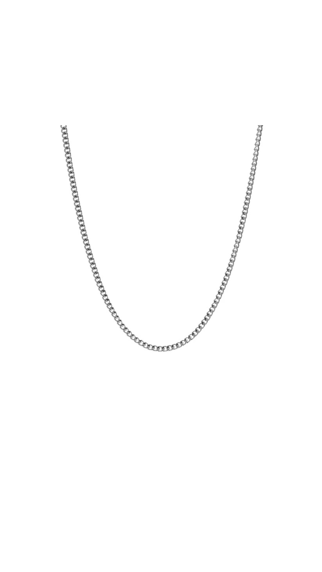 Steel & Barnett Minimal Silver Chain Necklace